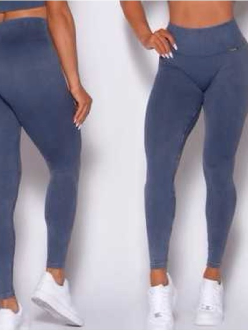 Bombshell Sportswear Mineral Seamless Leggings in Neptune Blue